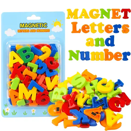 alphabet magnets sold on Temu United States