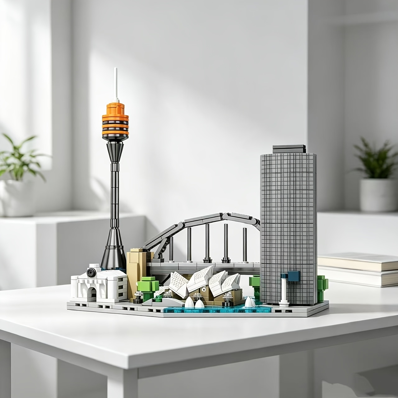 World City Skyline Building Block Model