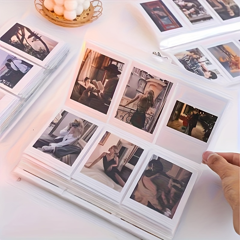 TEMU This Large-capacity Photo Album Can Hold Up To 120 Photos! Meticulously From Transparent Plastic, It Boasts An Elegant Appearance But Offers