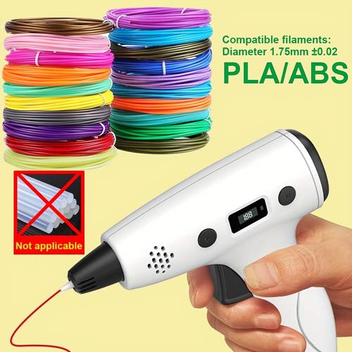 xolecr 3d printing hot melt pen gun a multi functional diy graffiti painting pen suitable for adults and teenagers for printing modeling and diy graffiti painting for christmas easter and boys and girls birthdays 3d printing pen kit