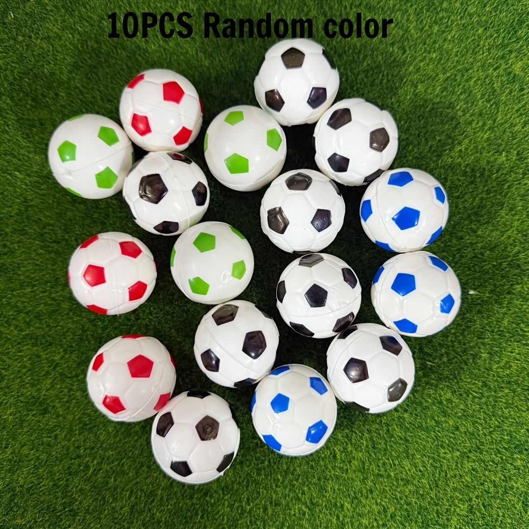 Image of Gift For Her/him Multi-item Party Favor Packs 10pcs Mini Football Toys Colorful Squeeze Ball Football Match Souvenirs Game Prizes Gifts Home Decoration Christmas Birthday Party Favors Gifts Random