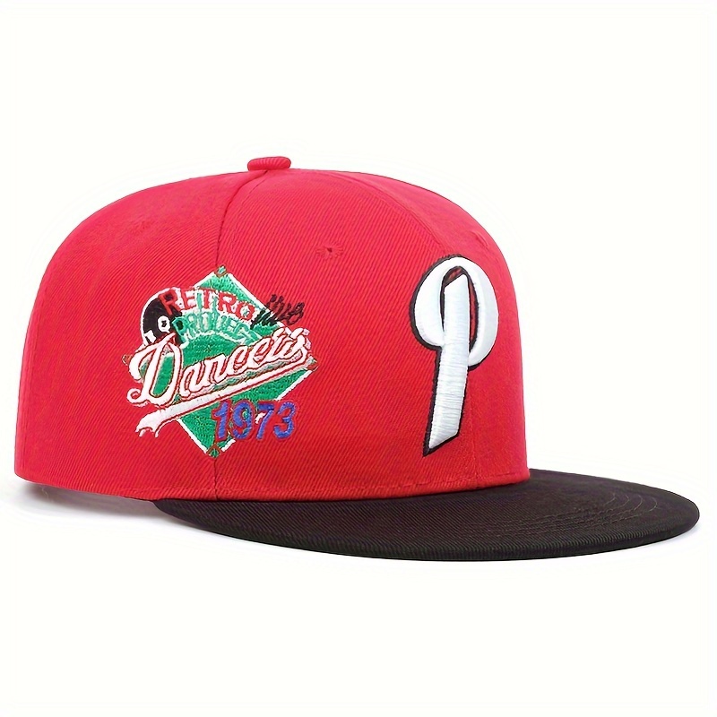 oma レッド ベースボールキャップ 刺繍ロゴ 赤 P刺繍 ベースボールキャップ J.PRESSロゴ刺繍 キャップ / J