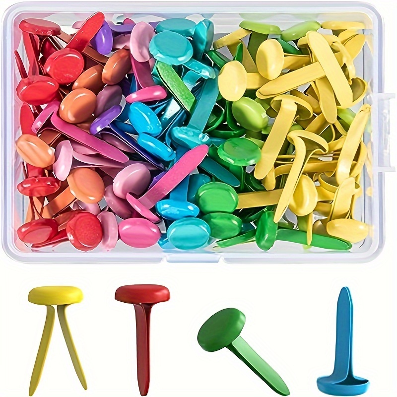 

Lot de 30 Attaches en Multicolores pour Loisirs Créatifs - pour le Scrapbooking DIY, les de Joint et la Fixation de Matériaux Superposés