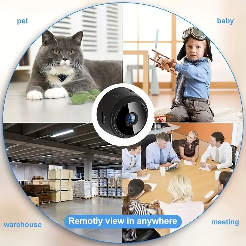 a9 wireless camera 1080p hd wifi enabled with ir night magnetic mount usb powered for indoor outdoor use details 0