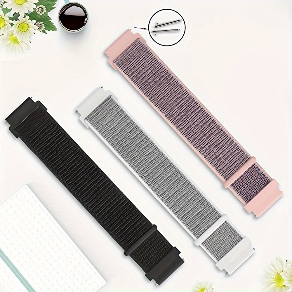 Quick Release Woven Nylon Sport Loop Watch Band - Temu