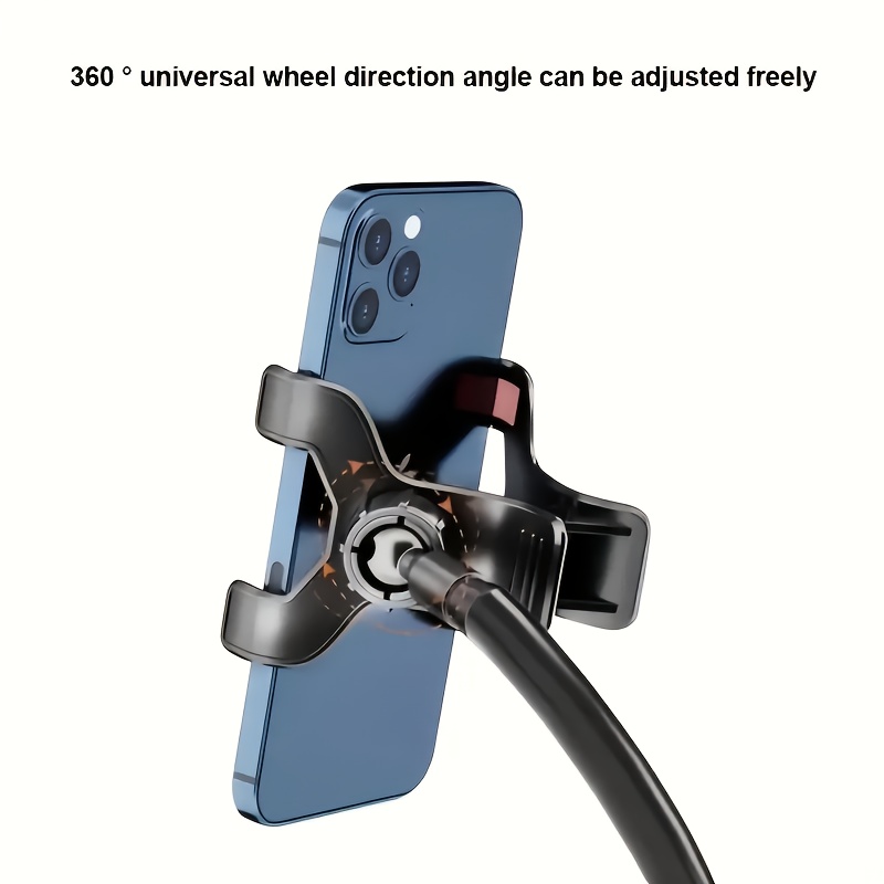 gooseneck mobile phone stand universal 360 degree flexible mobile phone stand     on the desktop and bed installation long arm clip suitable for mobile phone 3 5 to 6 7 inches device hands free device   details 3