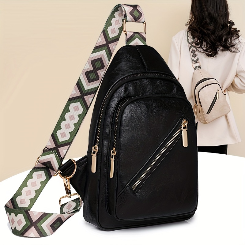 Wide shop strap backpack