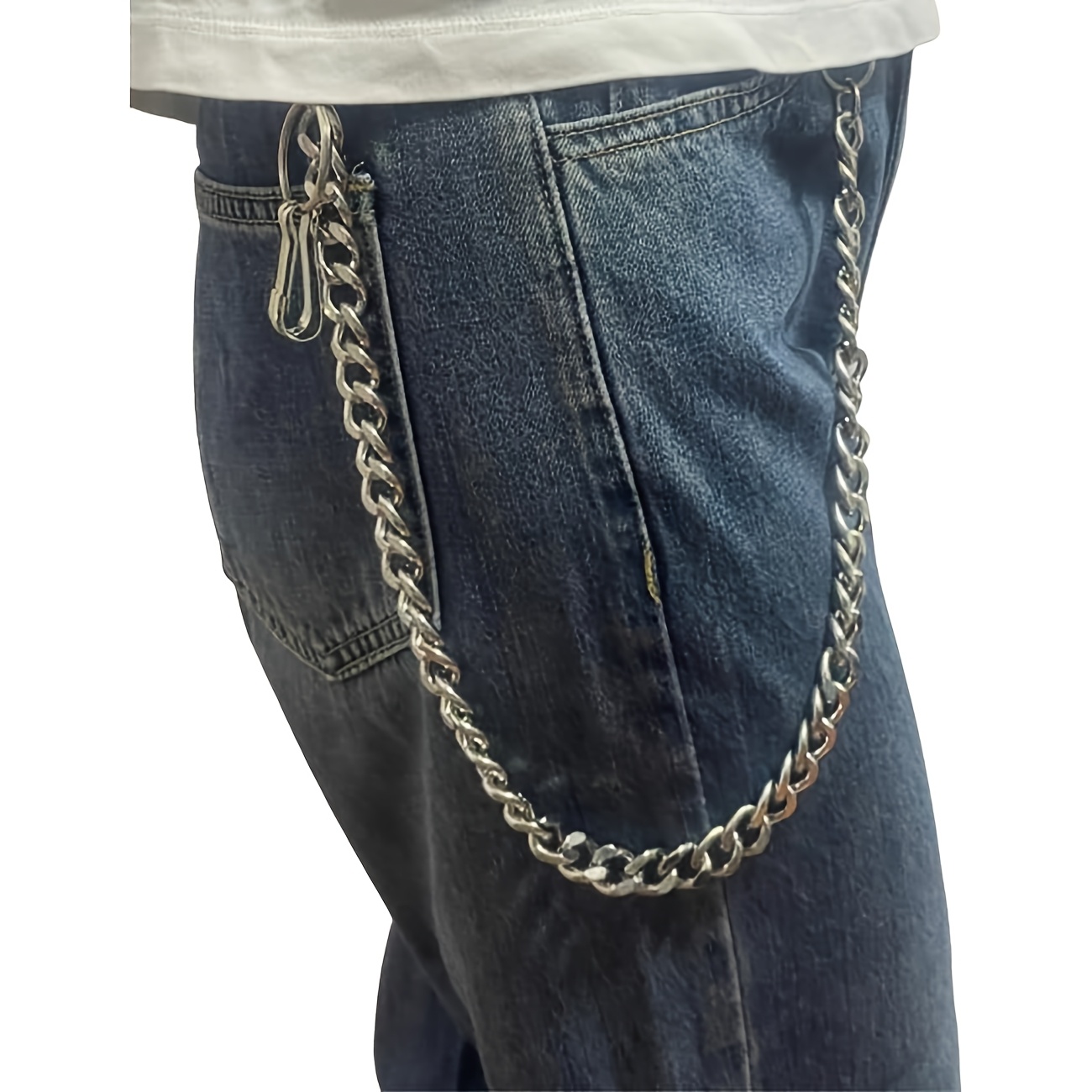 

Wallet Chain Pants Chain Belt Chain Luggage Accessories Hip Hop Punk Jeans Chain Key Chain Goth Accessories For Women Men Travel Accessory