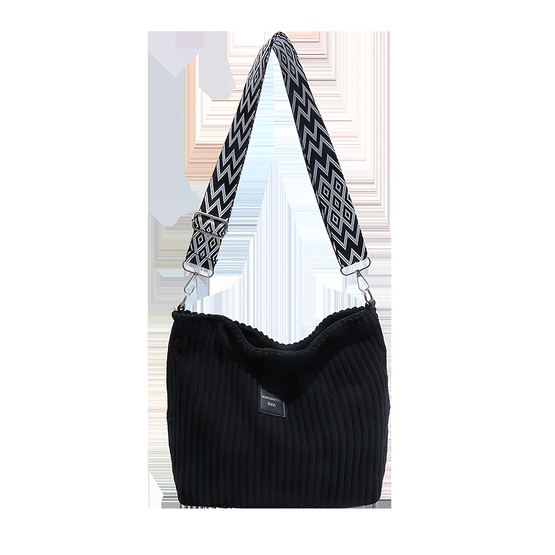 Large Capacity Corduroy Versatile High- Shoulder Bag