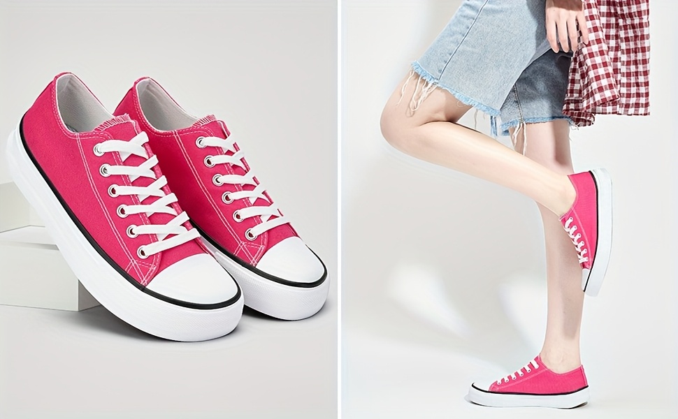 Women's canvas sneakers