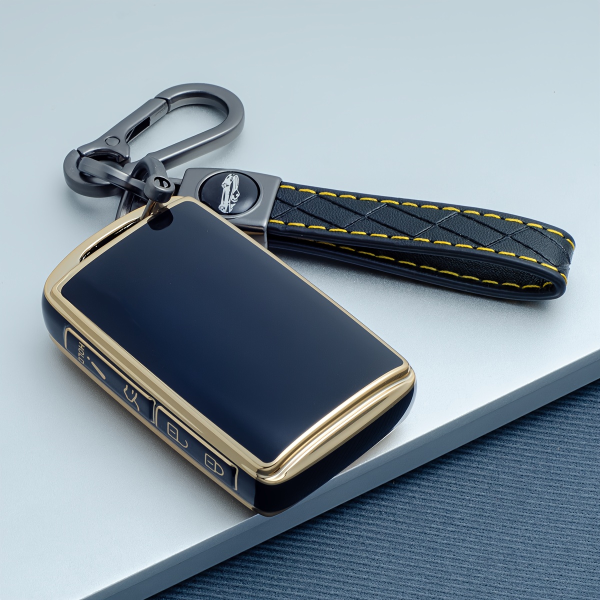 TEMU Étui en TPU pour télécommande de voiture avec porte-clés pour modèles Mazda 3, 6, , , , et