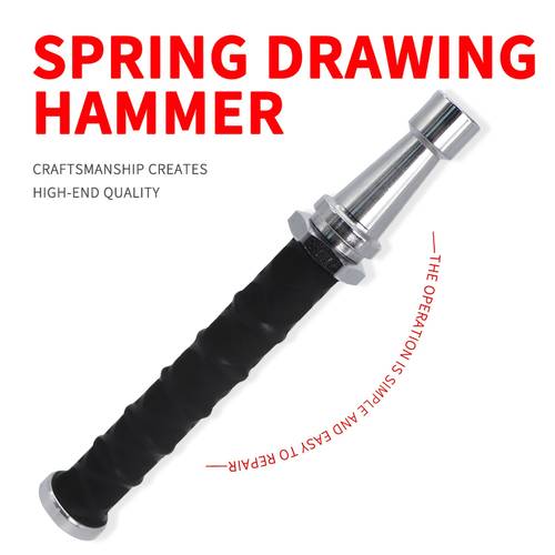item picture spring loaded telescopic pull hammer small lightweight steel tool for car body repair dent removal smoothing hail pit repair suitable for car owners