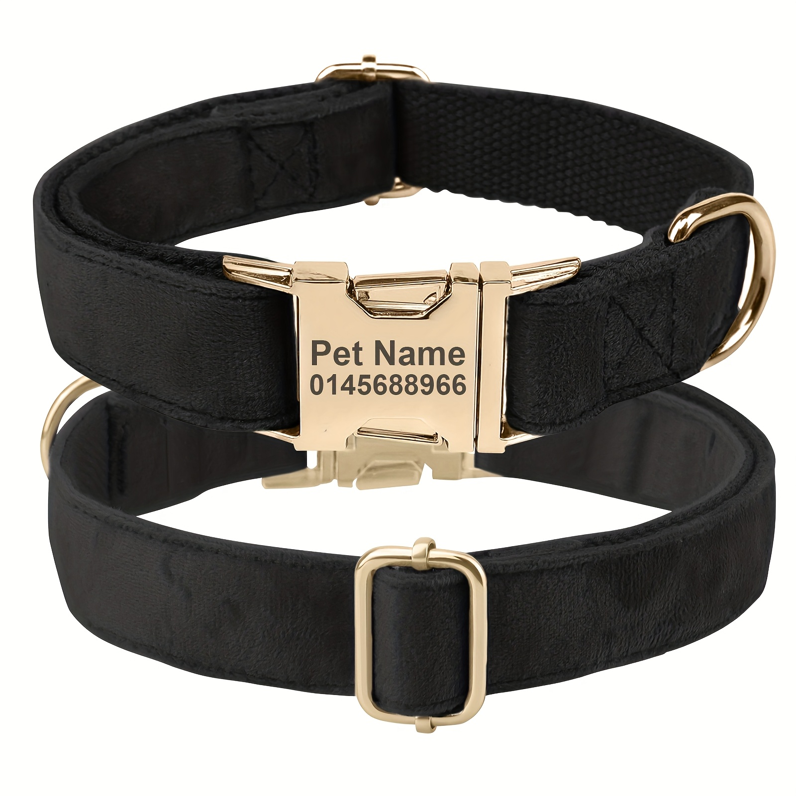 TEMU Custom Engravable/name Dog Collar - Pet Tag With Your Own Name & Phone Number/address - Comfortable Collar Suitable For Small & Medium Dogs,