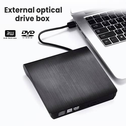 black 8 in 1 ultra thin portable external dvd burner hd player usb 3 0 type c plug in expandable cd vcd dvd drive for laptops pcs no power required supports windows data transfer tool durable portable dvd player