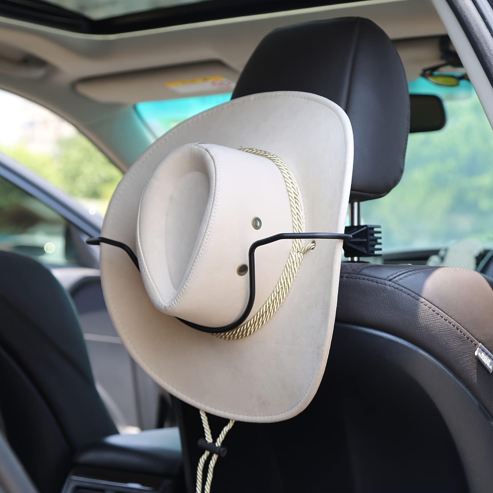 

Cast Hat Holder For Truck & Suv - All-in-one Personal Care Accessory Hanger & Organizer, Ideal For Hat & Helmet, Preserves Shape - Essential Vehicle Accessory