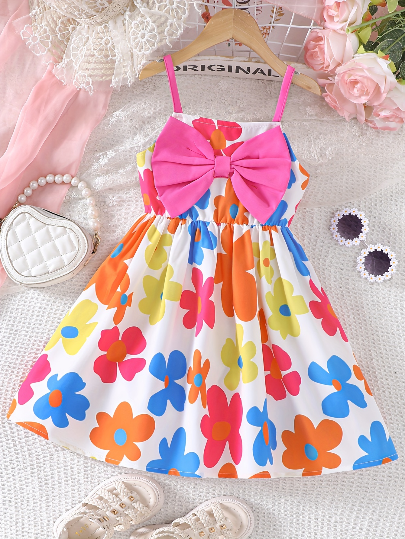 girls summer cute floral print - Temu
