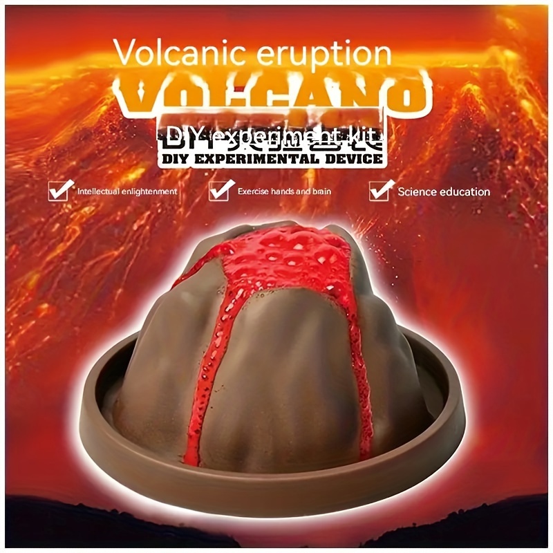 

Volcanic Explosion Ejection Diy Science Experiment Set, Equipment Making Science And Education Model Learning Toys, Volcano Model