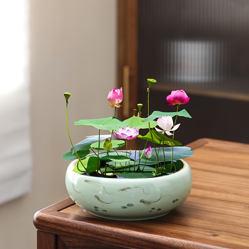 1pc extra large retro hand painted ceramic flower pot - Temu Denmark