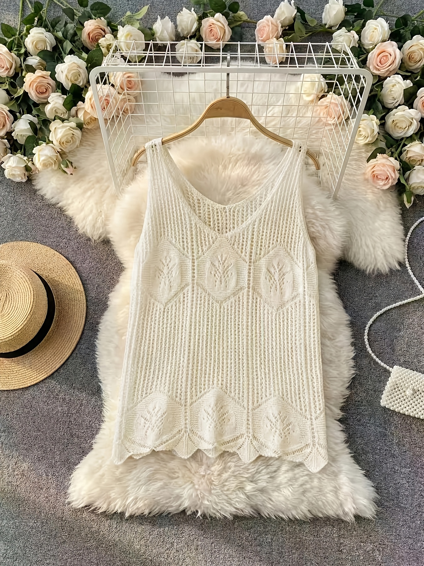 halter neck dress with cardigan spring transition outfit ideas