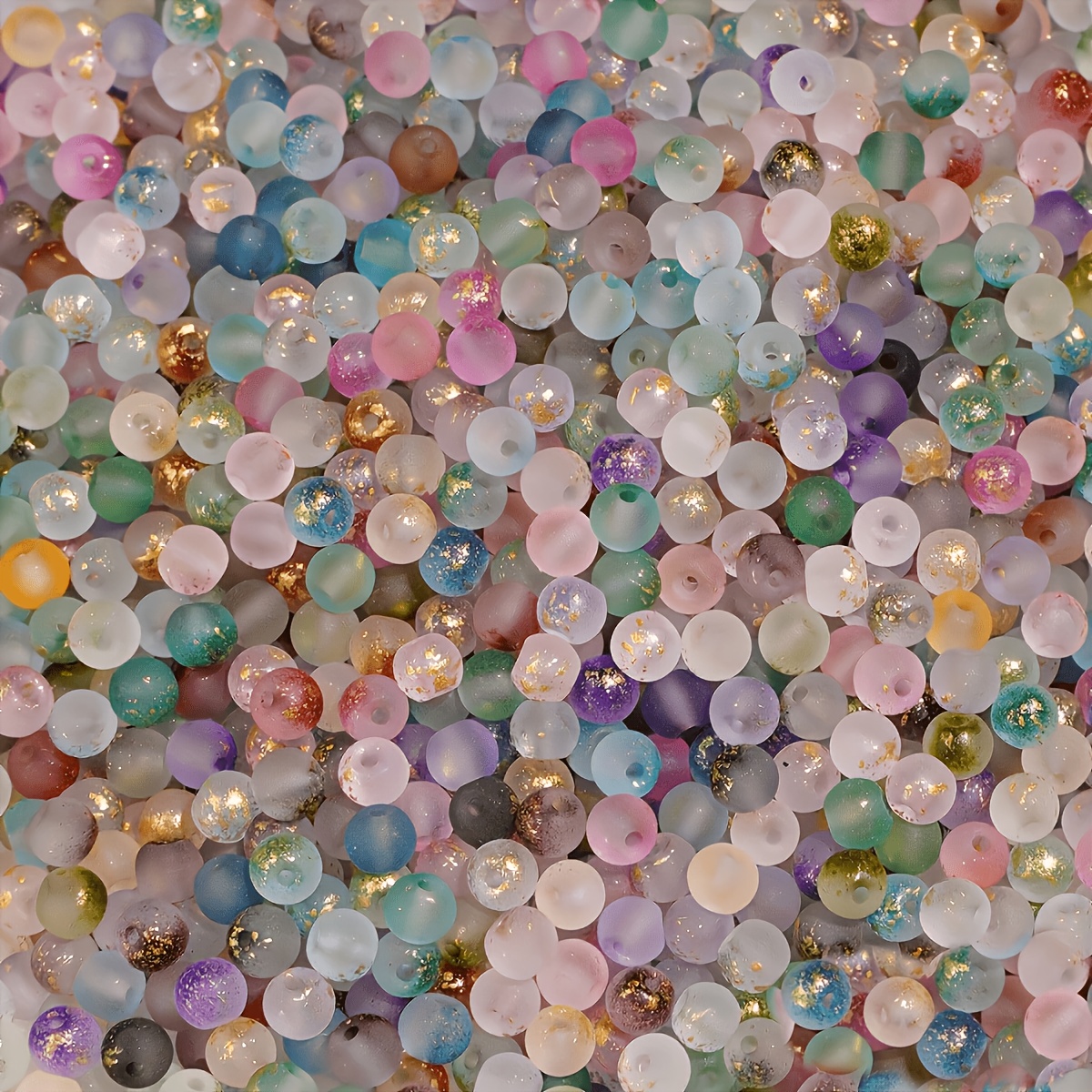 TEMU 230pcs 6mm Frosted Gradient Beads, Suitable For Jewelry Making, Gradient Colored Beads For Bracelets, Necklaces, Etc., Craft Materials That Save