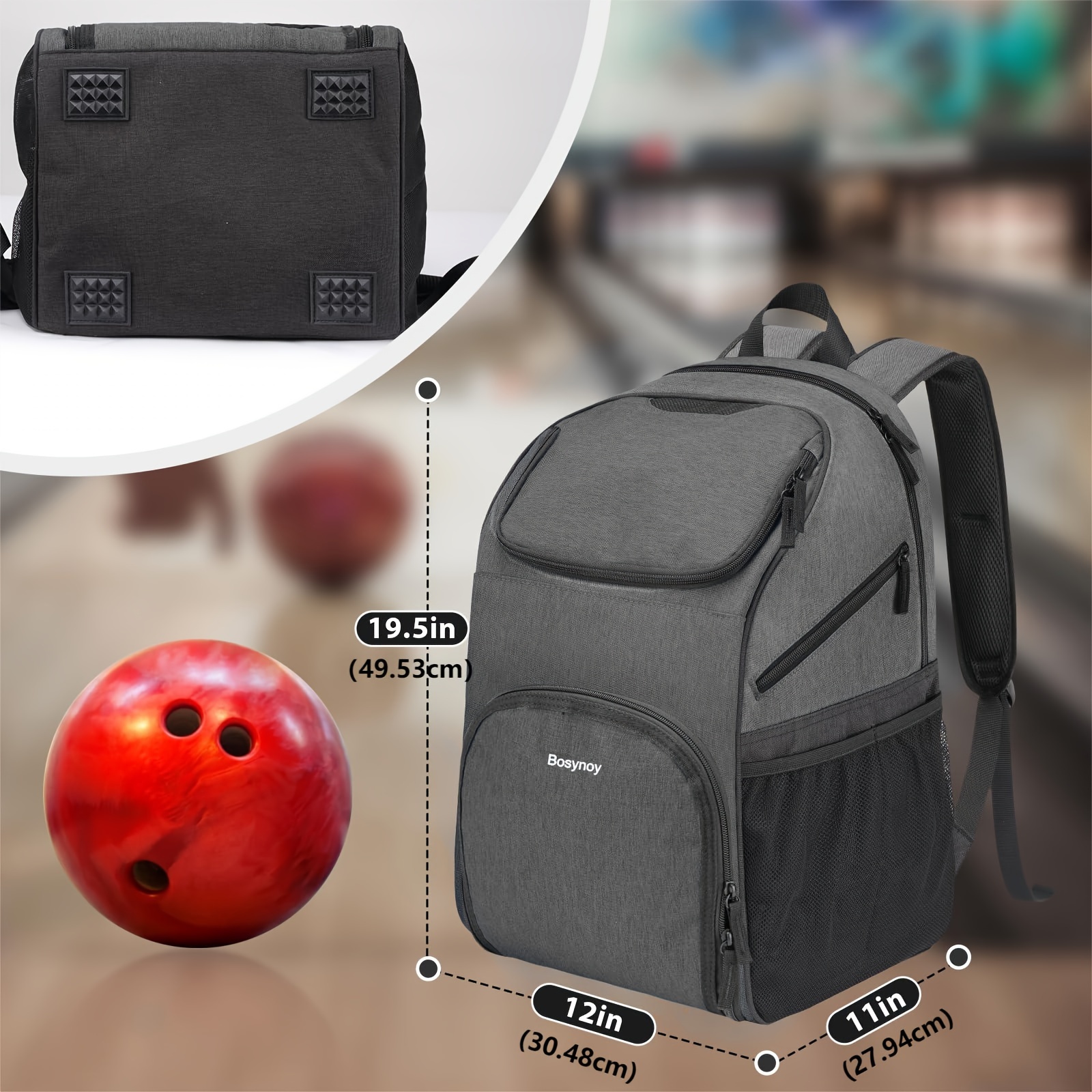 ABS PRO-am ボウリングバッグ　2ボールキャリーと1ボールバック　セット 未使用 PRO-AM ボウリング キャリーバッグ ボール2個用 タイヤ付