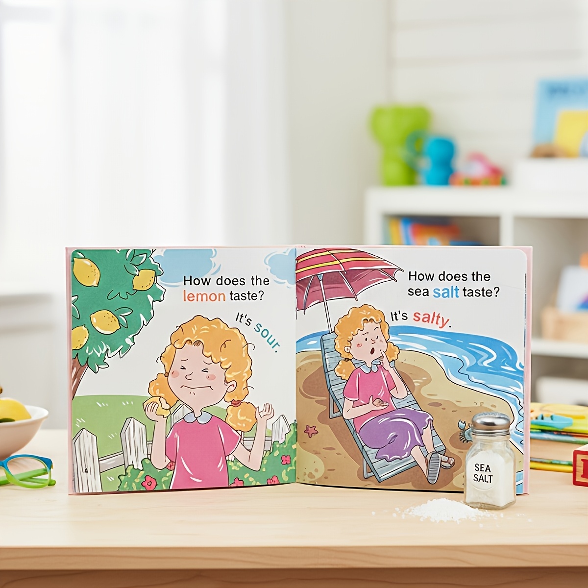 5/10/12 Pack Fun English Enlightenment Story Books with Audio | Color-Marked Nouns for Easy Learning, Perfect Teaching Aid & Gift for Holidays & School Season, Paper Material