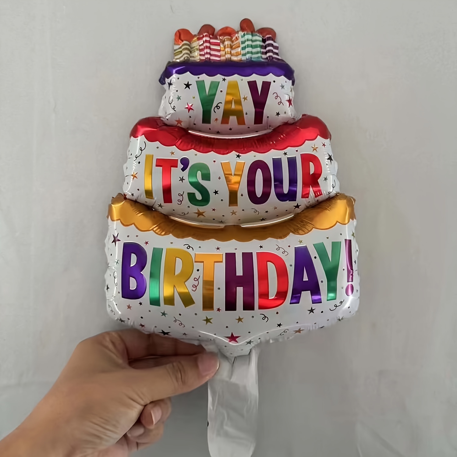  48 decoraciones brillantes para tartas de cumpleaños,  decoraciones para cupcakes de cumpleaños, decoraciones para tartas de  cumpleaños, accesorios de fotos para adultos, niños y niñas (dorado) :  Comida Gourmet y Alimentos