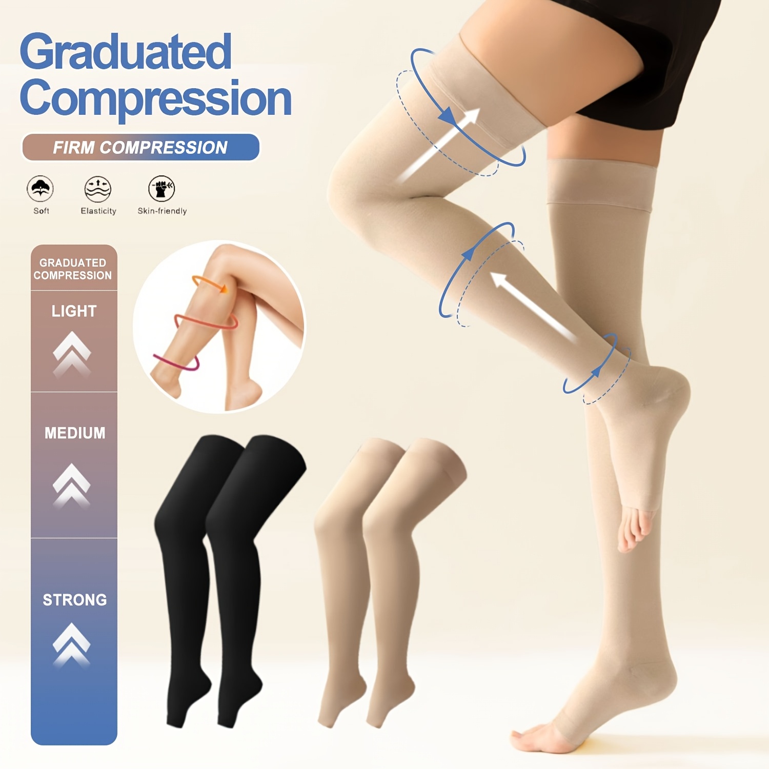 toe compression stockings non slip breathable Temu Greece