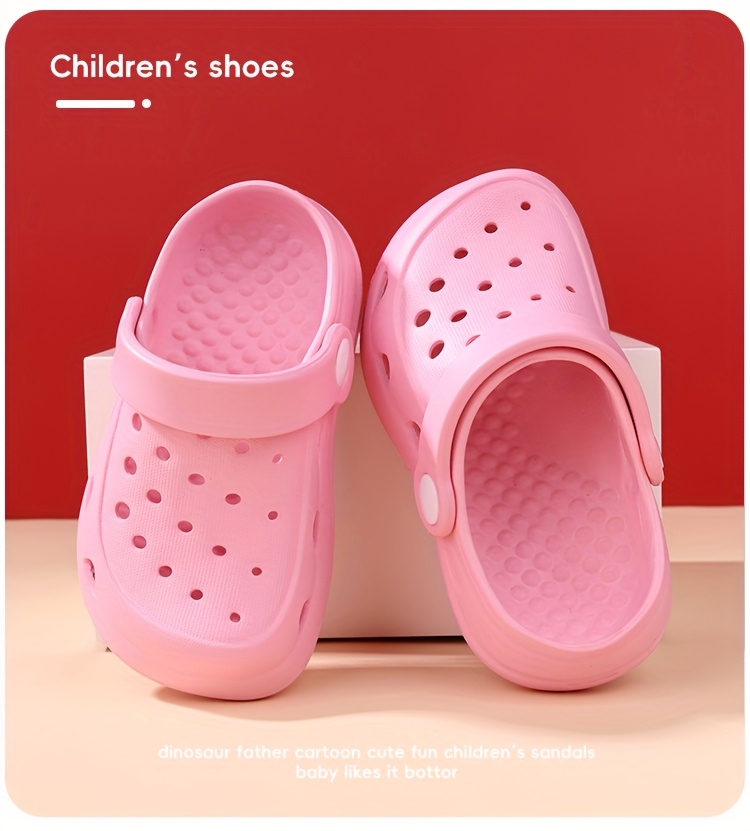 Boys' Summer Clogs - Lightweight, Non-Slip EVA Sandals with Thick Sole for Indoor & Outdoor Play, Beach, and Garden Use