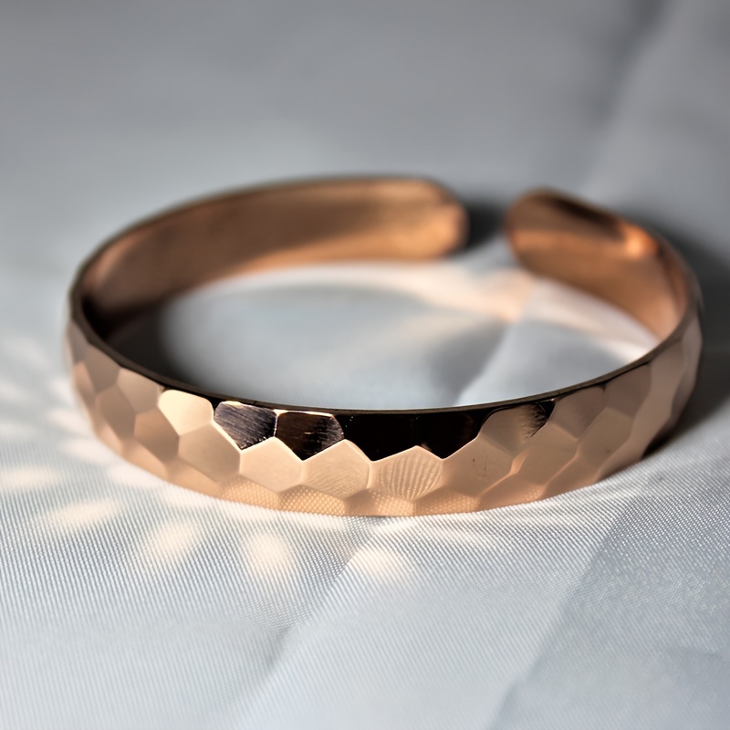 Boho Copper Cuff Bracelet for Casual Wear