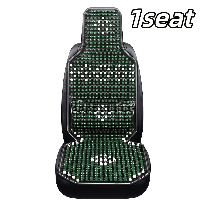 TEMU Luxury Version Car Universal Seat Cover Front Single Seat With Fixed Lumbar Support Car Seat Cushion Cool And Breathable Fit Human Body Curve
