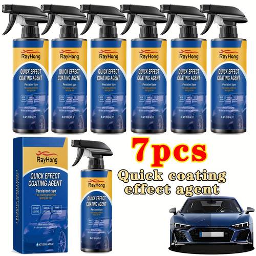 7 pack high gloss ceramic car coating spray enhancer boost scratch and uv protection long lasting easy application car detailing protective coating protective coating for cars