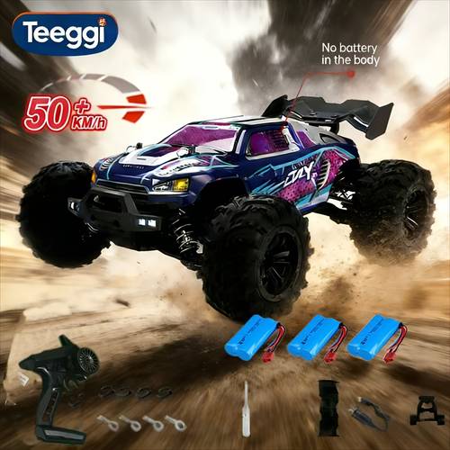1:16 16101, coche todoterreno de control remoto velocidad 4WD con cepillo de carbono, 50 km/h, completamente , de calidad profesional, regalo de juguete de para niños