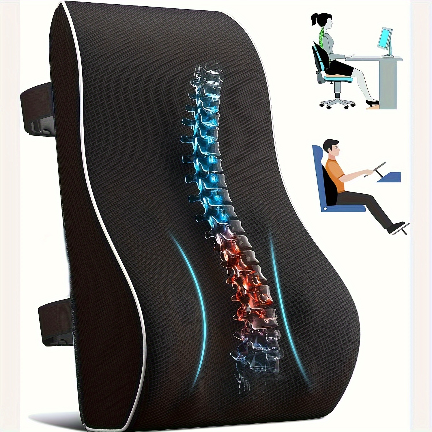 

A Foam Lumbar That And Improves For Chairs, , Computer Chairs And Chairs