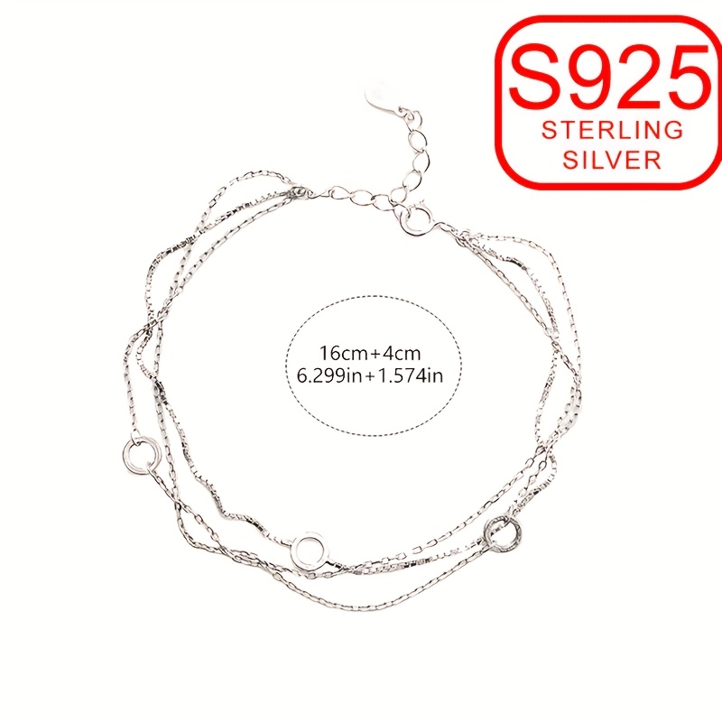 Women's Three-layer Circle Bracelet High-end Hollow Hand Ornament