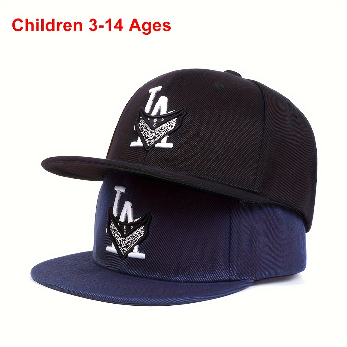 

1pc Girls La Letter Rotating Hat, Outdoor Adjustable Baseball Cap For Travel Seaside Vacation