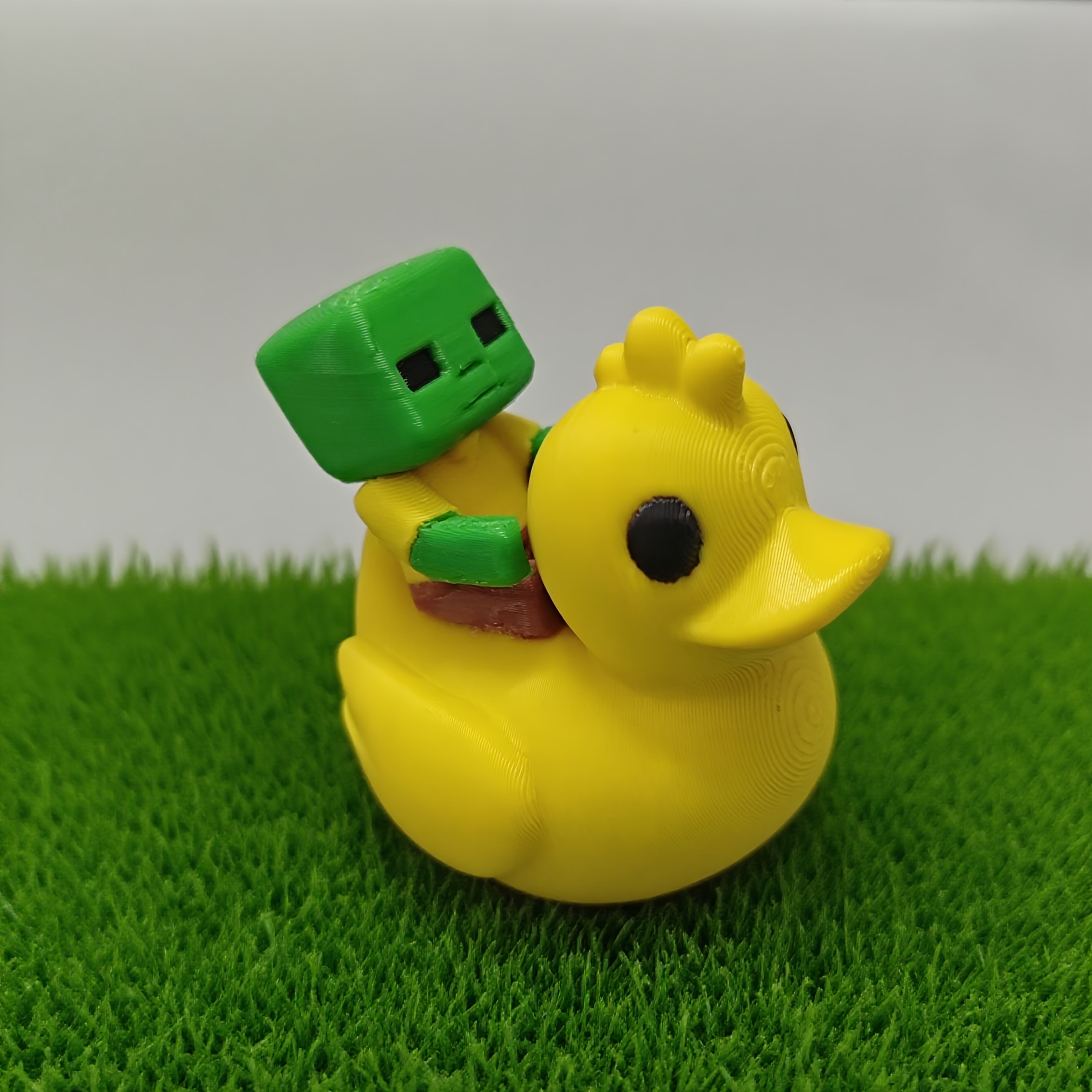 TEMU Creative And Trendy Collectible Items: -shaped Characters Riding Yellow Cute Duck-shaped Decorations, Home Desktop Decoration Items, Office