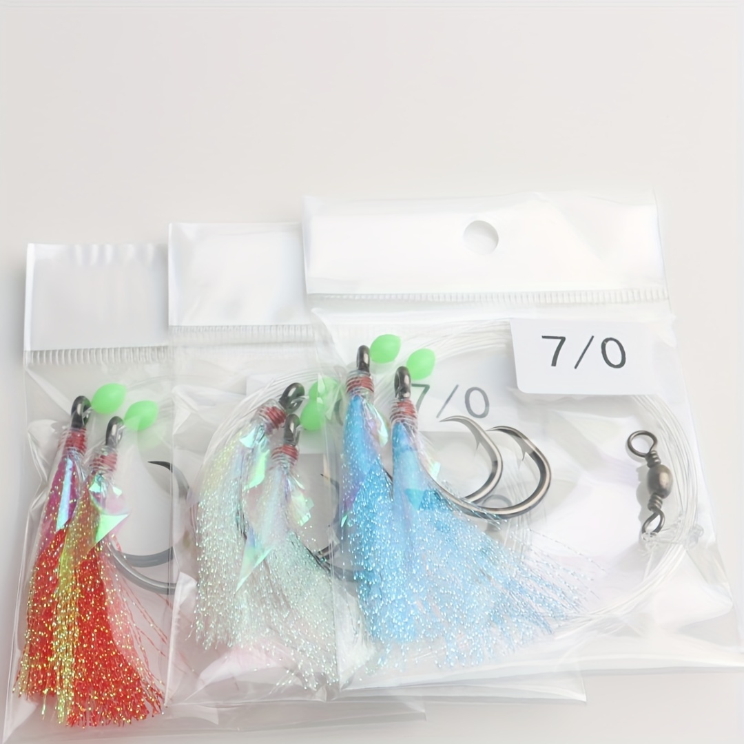 Cheap 5Packs Squid Fishing Bait Rigs Soft Octopus Squid Skirt Flasher Rig  Luminous Fishing Lures Hook Rigs for Freshwater Saltwater Fishing