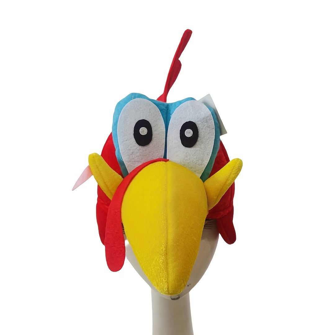 TEMU 1pc Thanksgiving Turkey Hat, Funny Party Hat, Halloween Costume Animal Hat, Christmas New Year Party Holiday Supplies