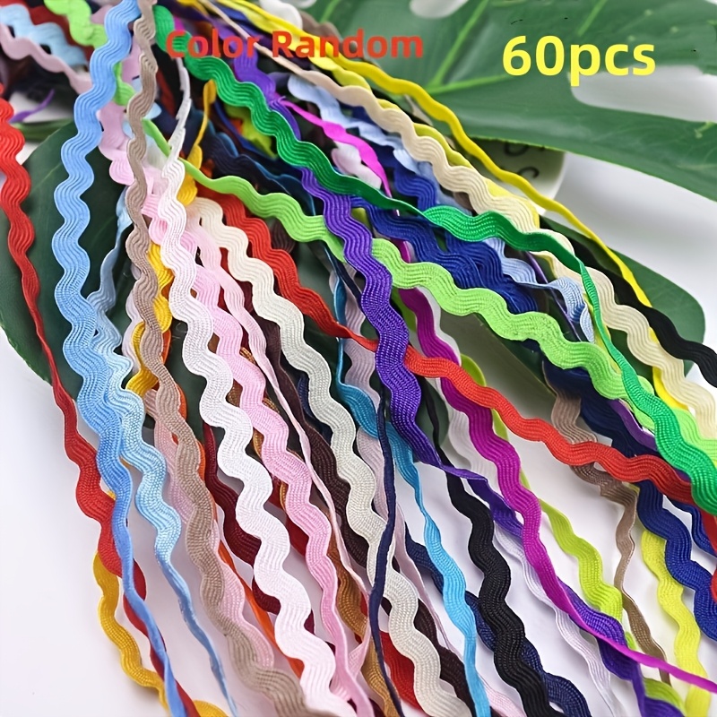 TEMU 32/60pcs Ruban de Dentelle Courbé de - Artisanat Floral Polyvalent pour la Décoration de Vêtements, d'Événements Saisonniers - Parfait pour les