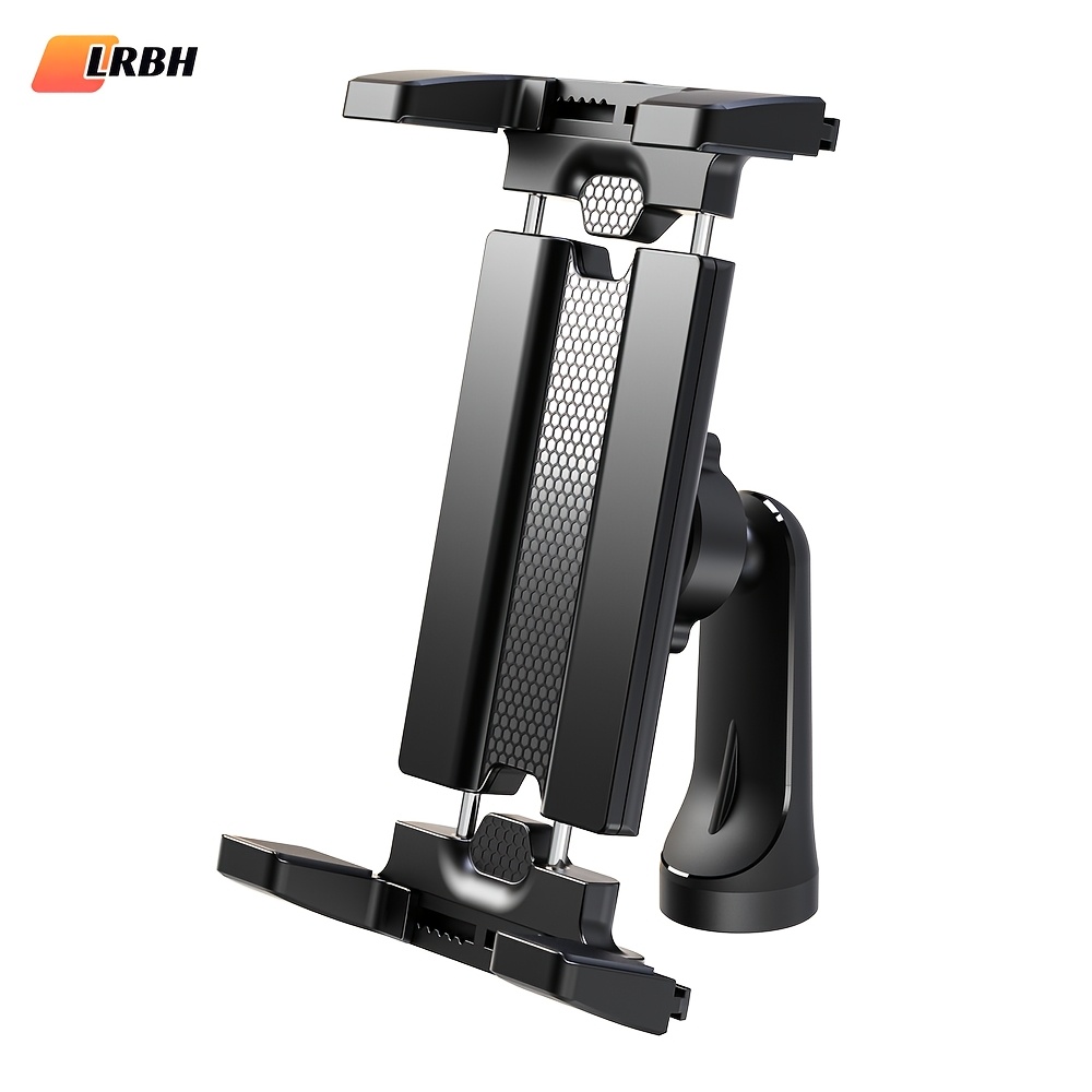 TEMU Lrbh Ipad Tripod Mount Adapter 360 Degree Rotatable Universal Tablet, Universal Tablet Stand Car Mount Compatible With 7" - 15" Tablets Ipad Pro