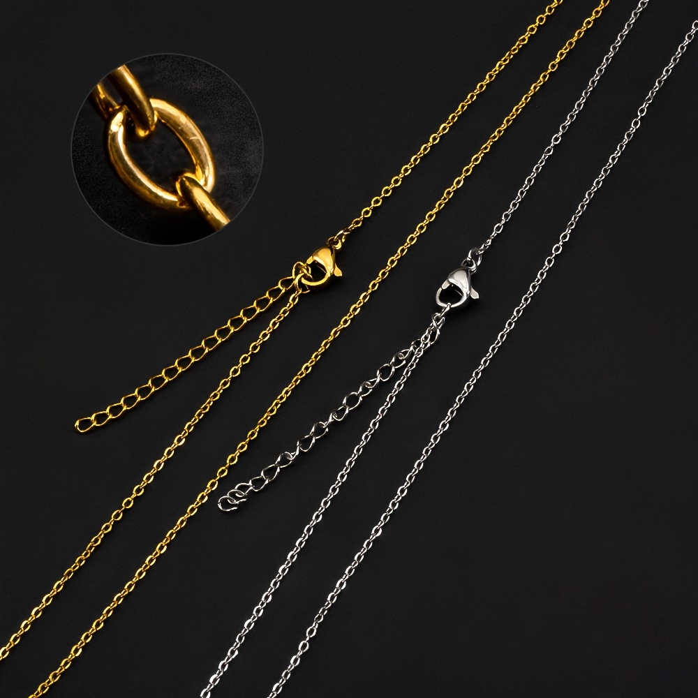 stainless steel ring cuban chain lobster clasp Temu Bahrain