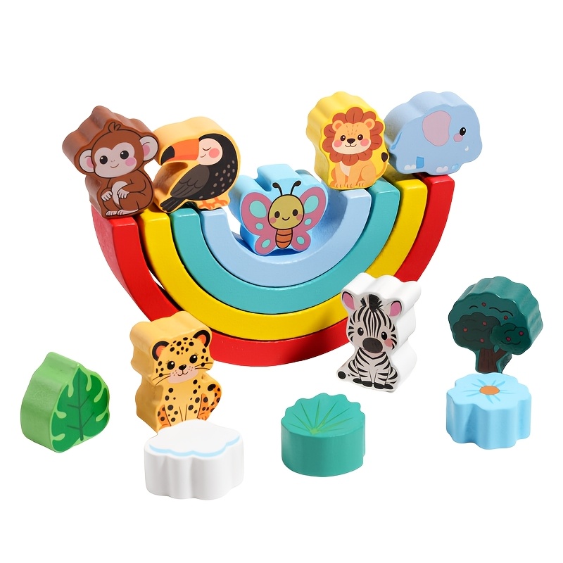 Colorful Balancing Stacking Blocks for Kids