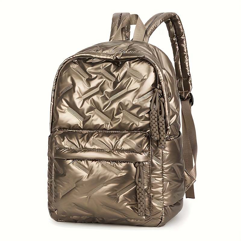 TEMU Women's Shoulder Backpack Lightweight Nylon Material Commuter Bag Preferred Style