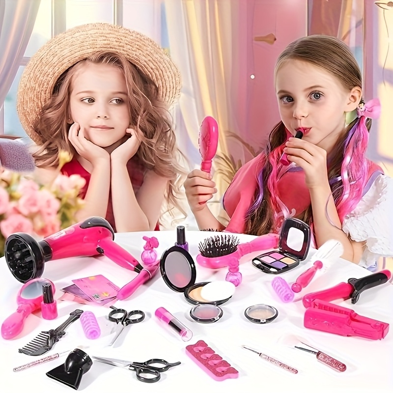 Girl Toy Hair Styling Set Hair Stylist Set For Girls, Beauty Salon - Main Image