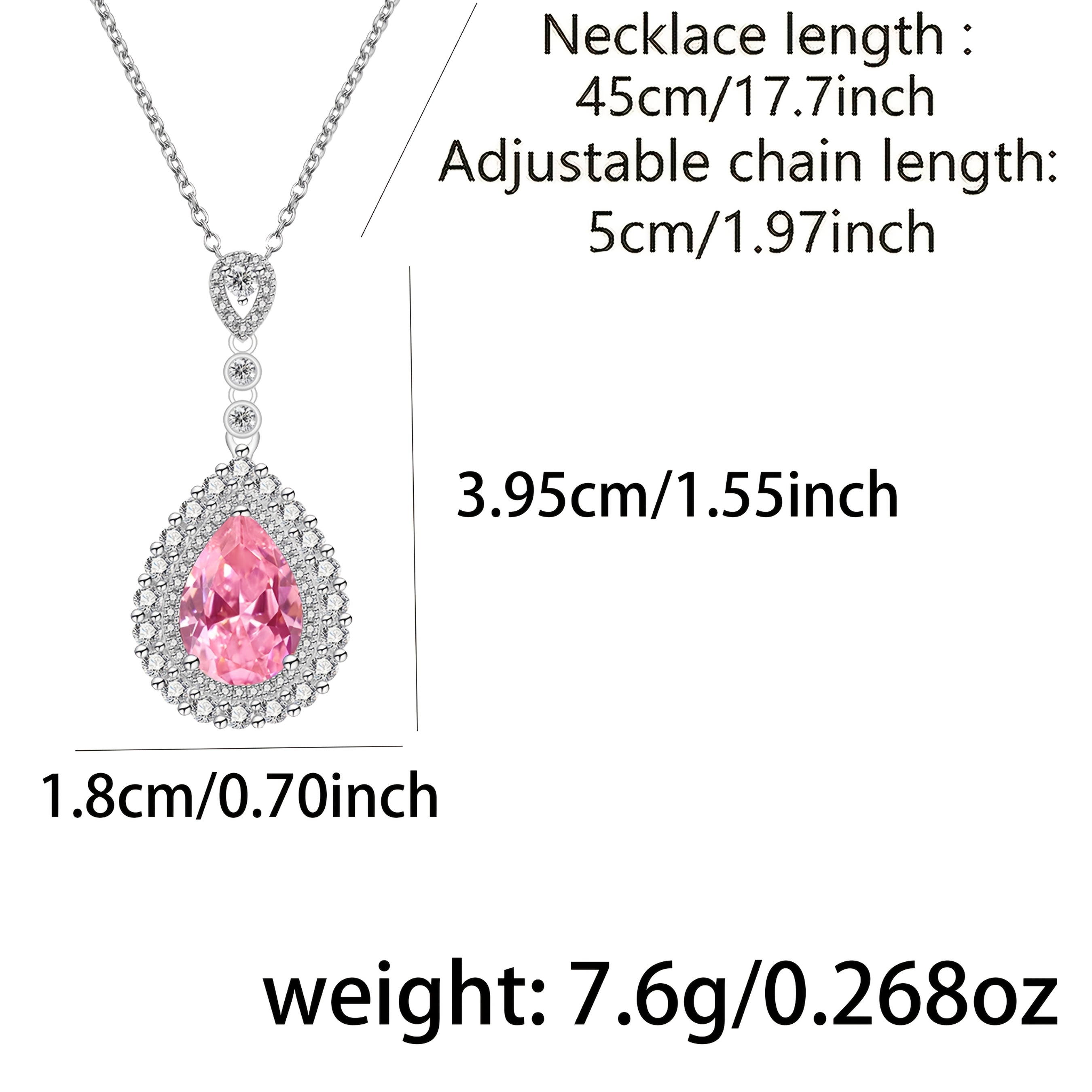 Eternal Rose Flower Gift Box with Stylish Necklace