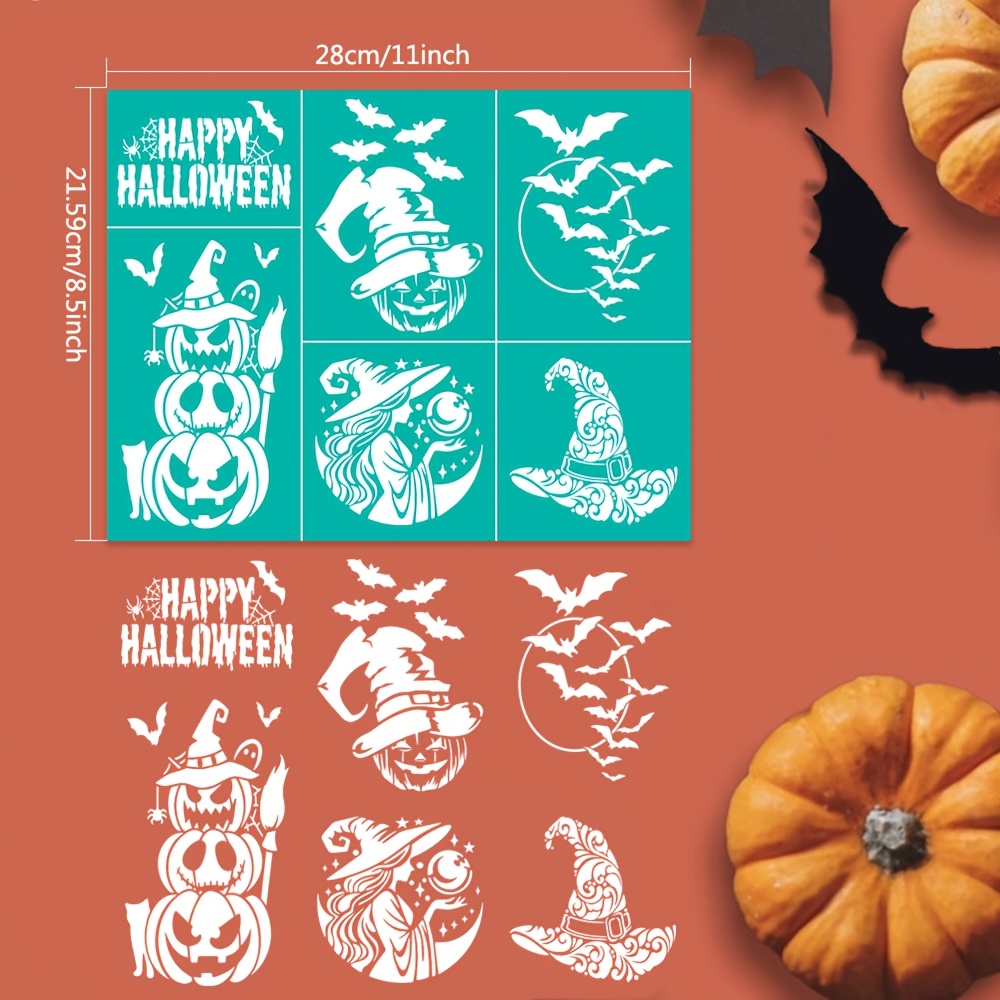 Reusable Printing Stencils Set for Canvas and Home Decor