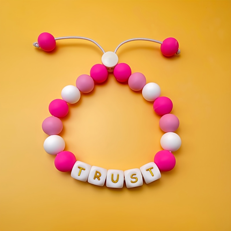 TEMU 1pc Custom Beaded Adjustable Pet Collar, Personalized Puppy Id Name Collar, Perfect Gift For Pets, Fashionable Easy Cute Trendy Colorful Unique
