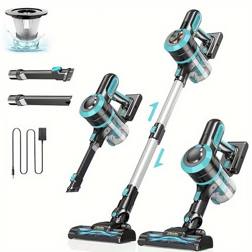 item picture newly wireless vacuum cleaner 210w stick vacuum with 25kpa strong suction 2200mah long lasting running to 35 minutes lightweight handheld stick vacuum suitable for carpets and floors pet hair
