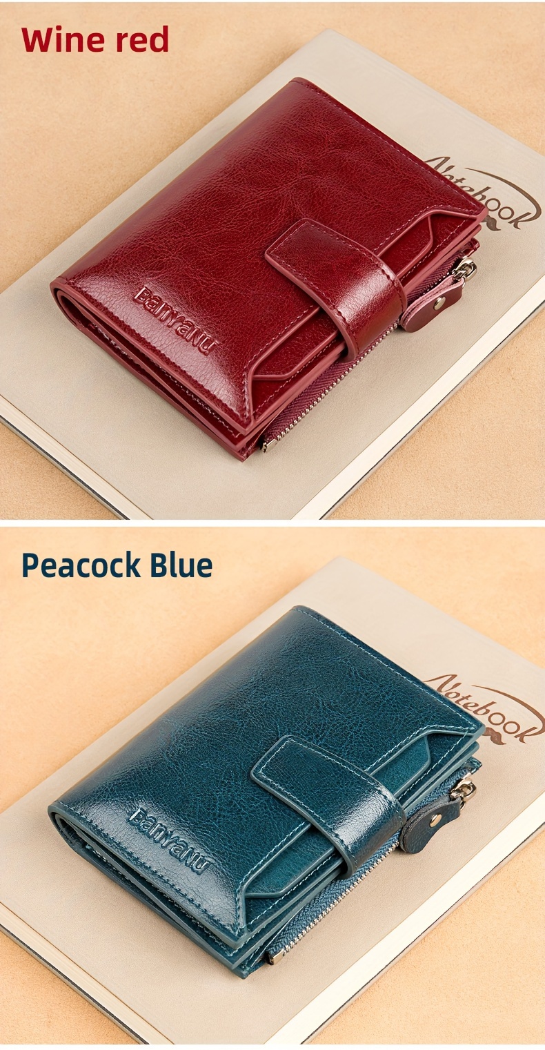 New Women's Short Wallet,, Exquisite and High-End Coin Purse, Fashionable Foldable Slim Wallet for Women